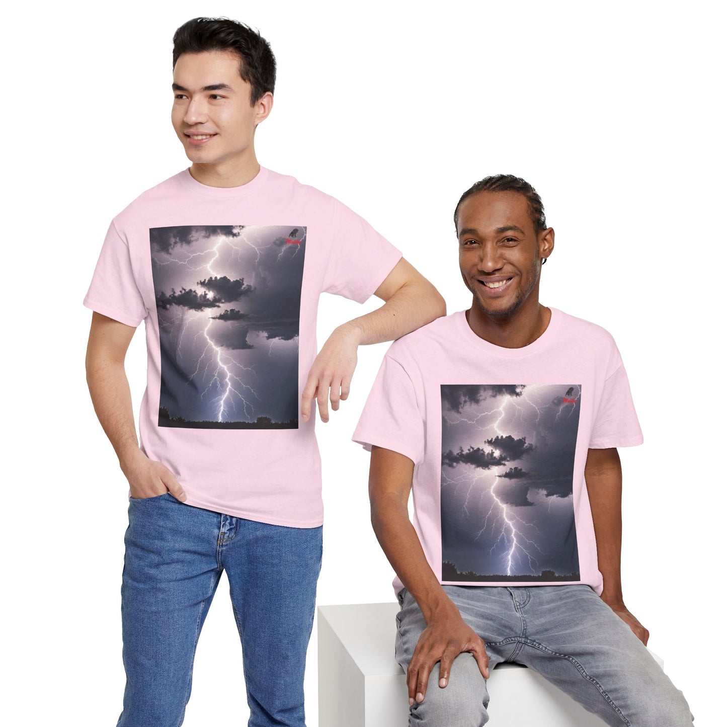 Lightning Style Unisex Heavy Cotton Tee