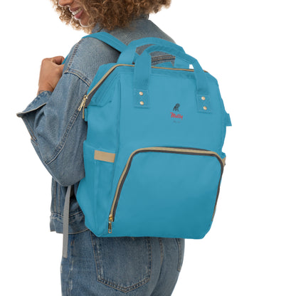 Multifunctional Diaper Backpack Turquoise