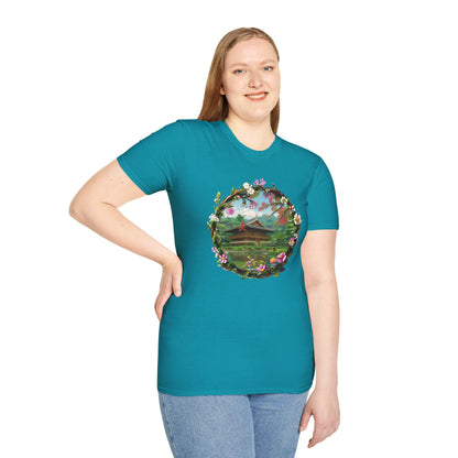 Floral Landscape Unisex Softstyle T-Shirt