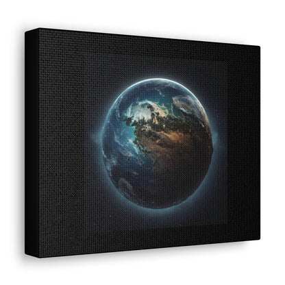 Matiby Worlds Black Canvas Gallery Wraps