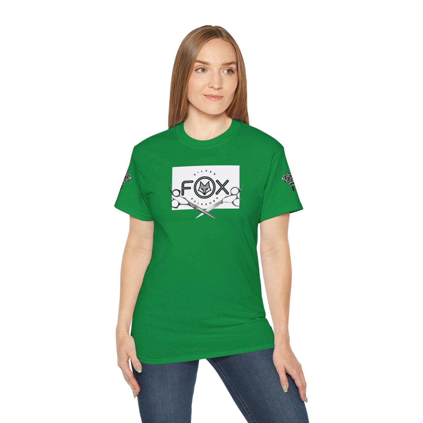 Matiby & Silver Fox Scissors Unisex Ultra Cotton Tee