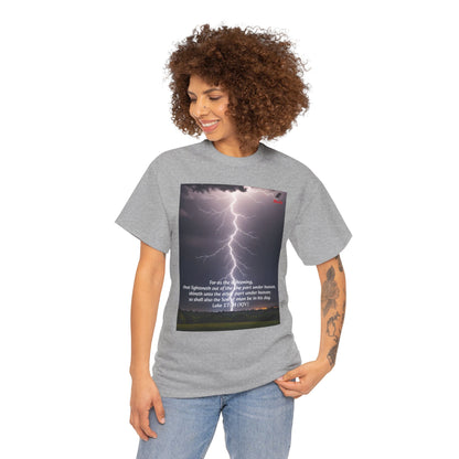 Lightning Style Son of man Unisex Heavy Cotton Tee