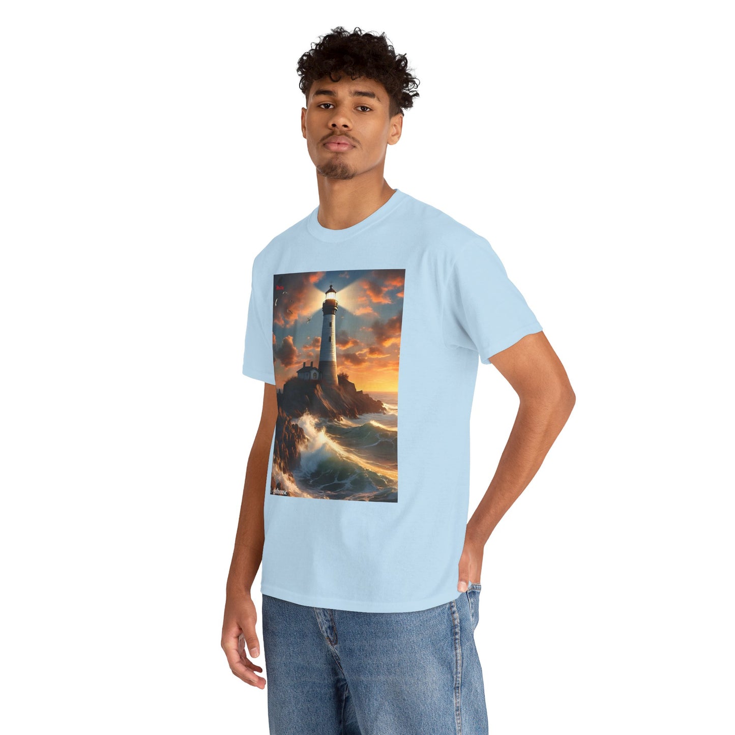 Lighthouse Unisex Heavy Cotton Tee