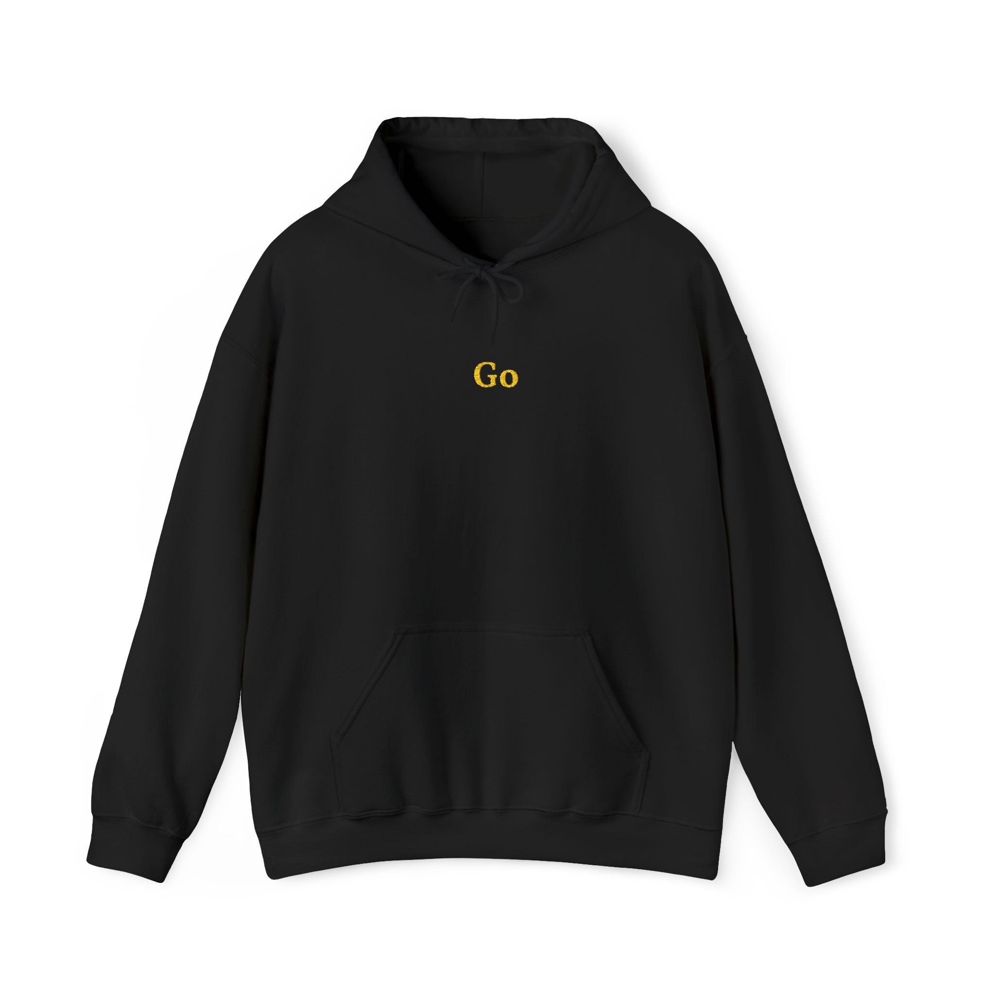 Go Gold Embroidered Unisex Heavy Blend Hooded Sweatshirt, Strength And Hope Hoodie