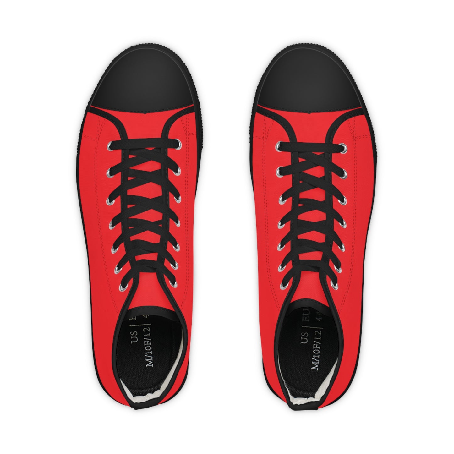 Men's "Rojo" Red High Top Sneakers