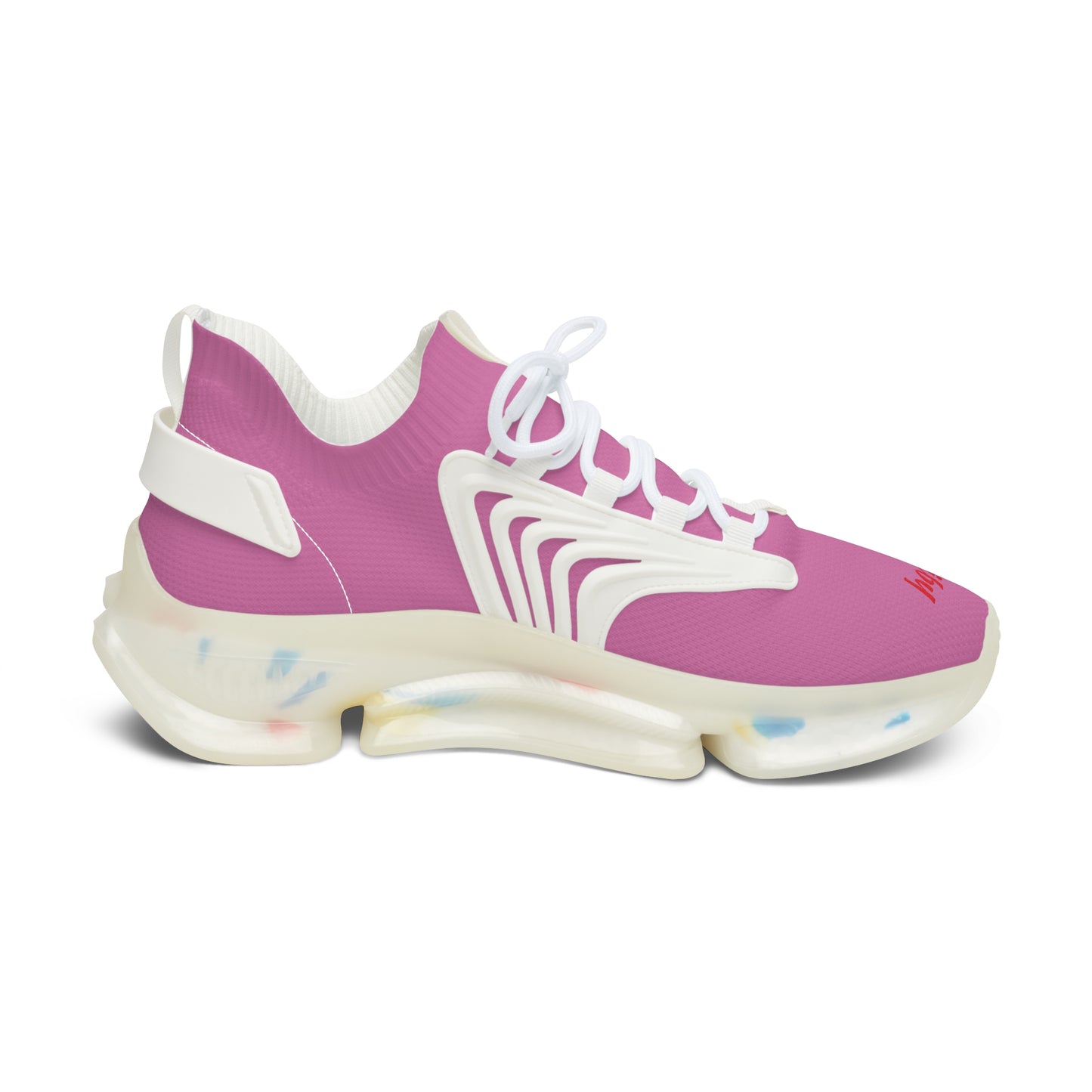 Women's Pink Mesh Sneakers