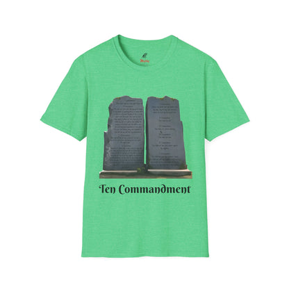 Bible Speaks Ten Commandments Unisex Softstyle T-Shirt