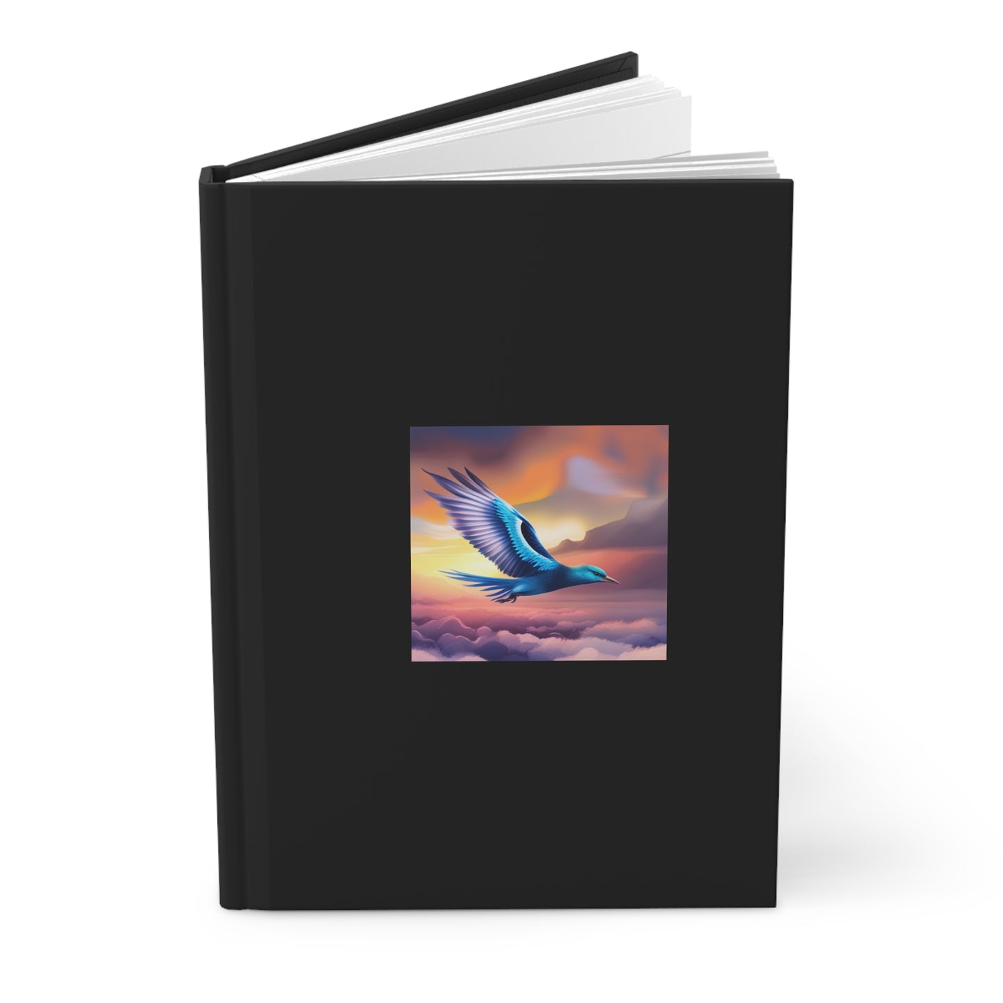 Bird Hardcover Journal Matte Black