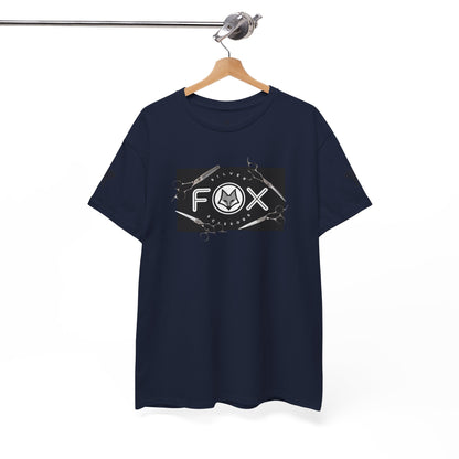 Silver Fox Scissors Unisex Heavy Cotton Tee