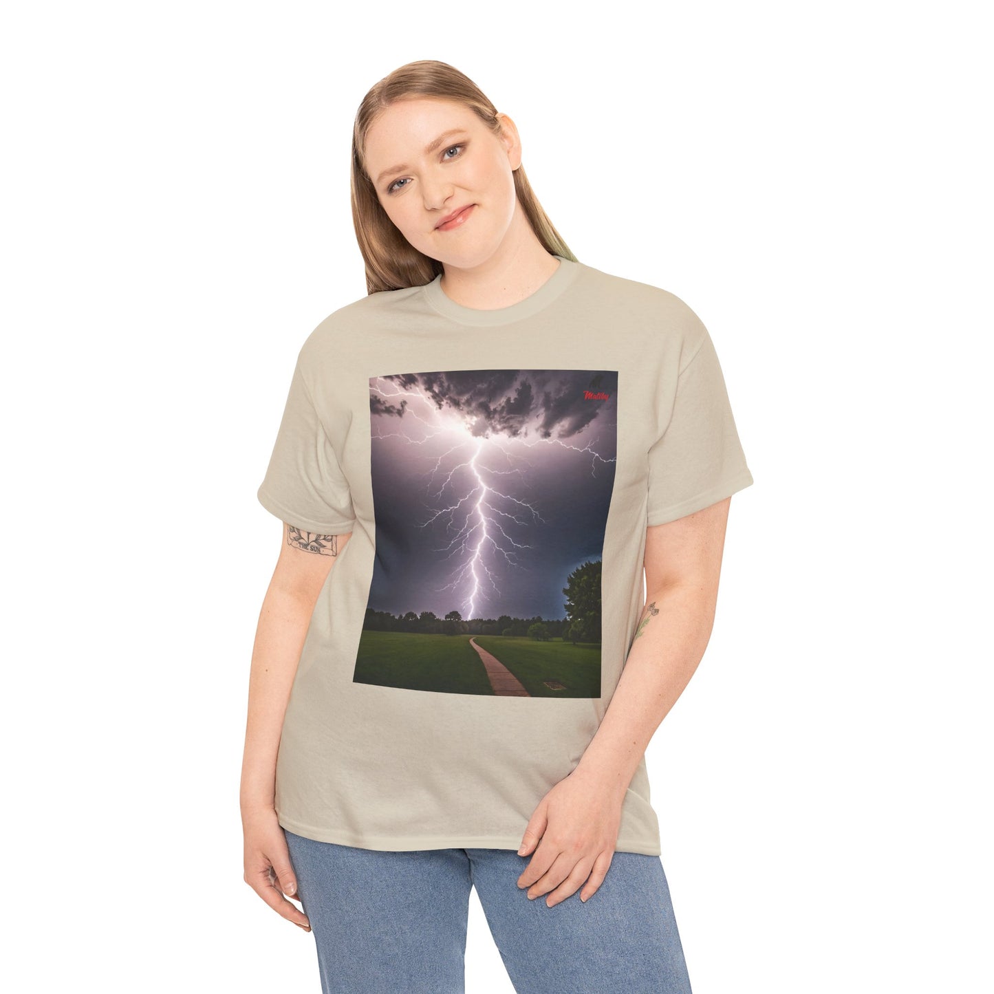 Lightning Style Unisex Heavy Cotton Tee