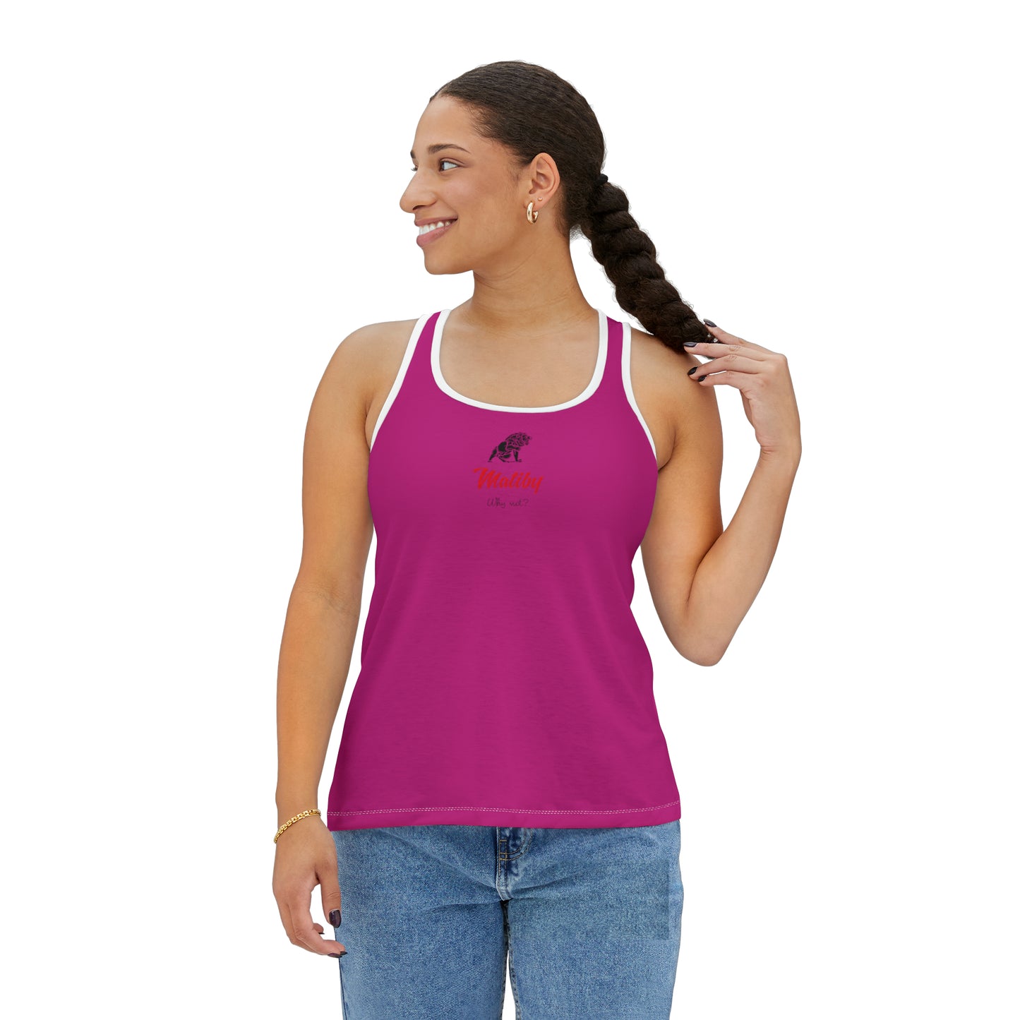 Women's Pink Tank Top (AOP)