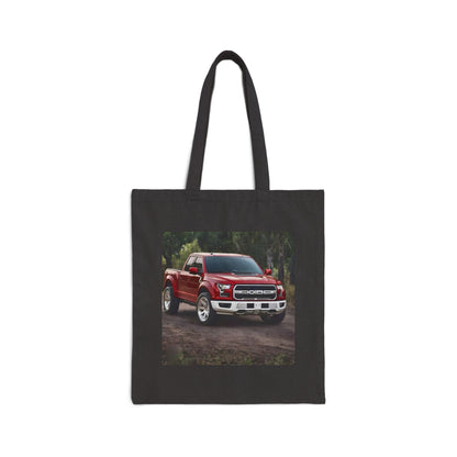 Pickup Truck Cotton Canvas Tote Bag