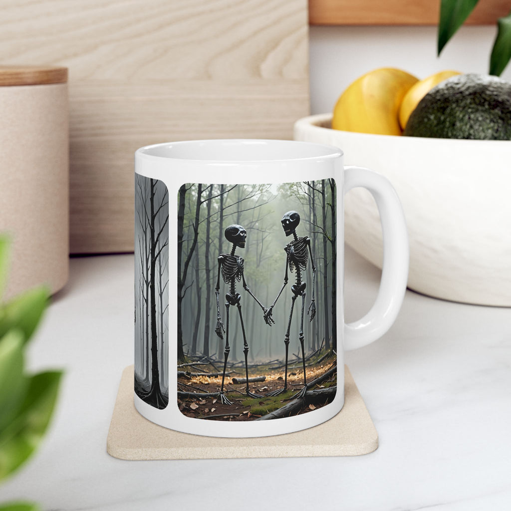 The Stick-To-It Species #5 White Ceramic Mug – Anatomy of Optimism Cup 11oz/15oz