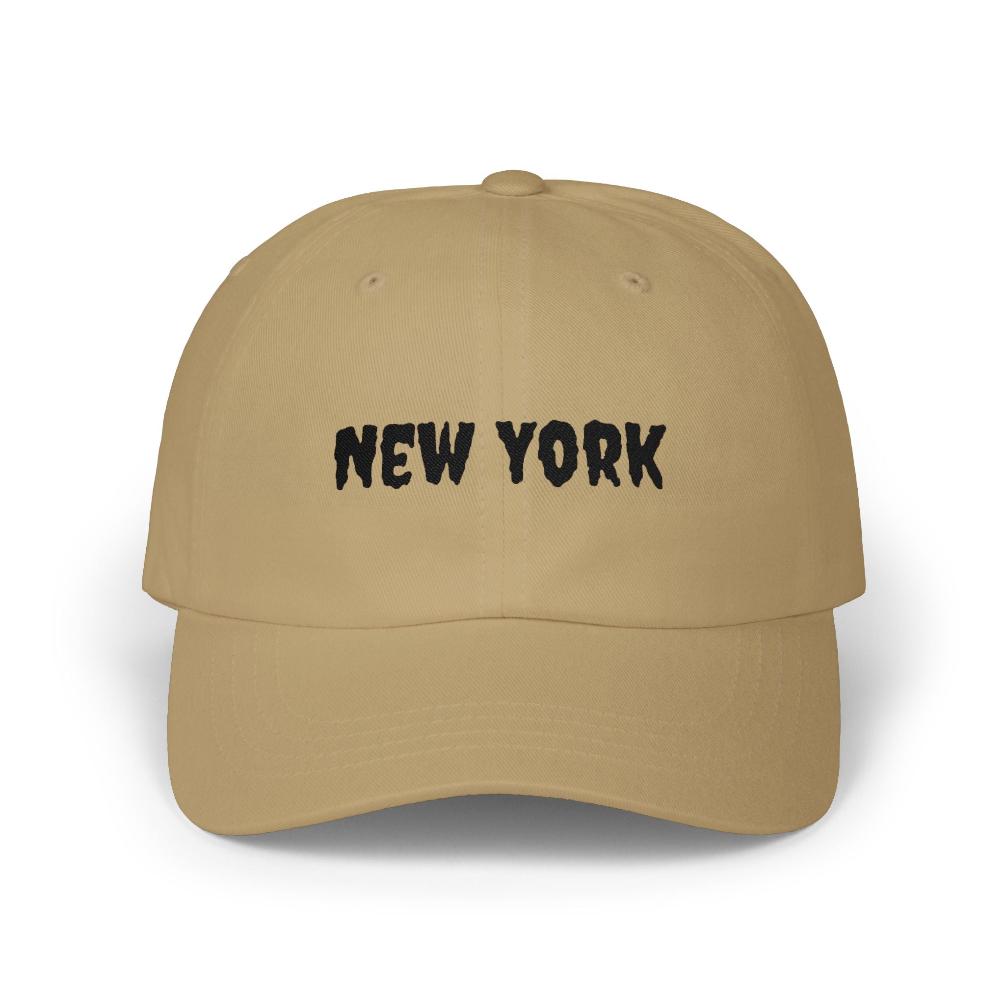 New York United States of America Black Embroidered Classic Dad Cap | NY 11th USA Baseball Hat
