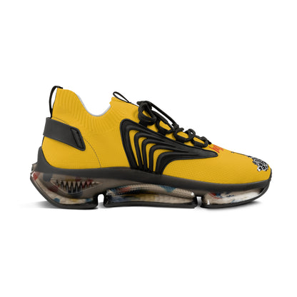 Men's Yellow Mesh Sneakers