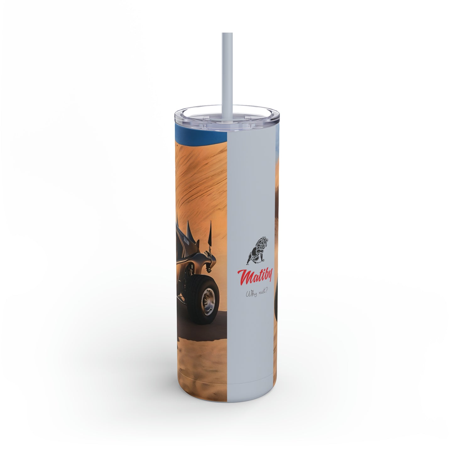 Matiby Artzy Maars Maker Skinny Matte Tumbler, 20oz