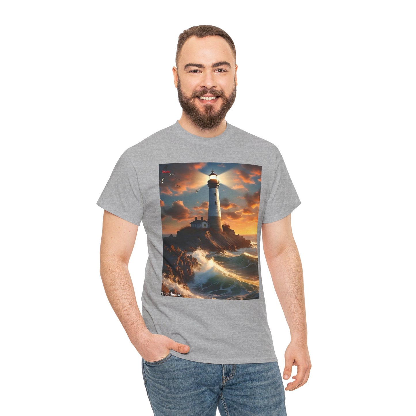 Lighthouse Unisex Heavy Cotton Tee