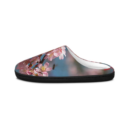 Pink Flower Women's Indoor Slippers