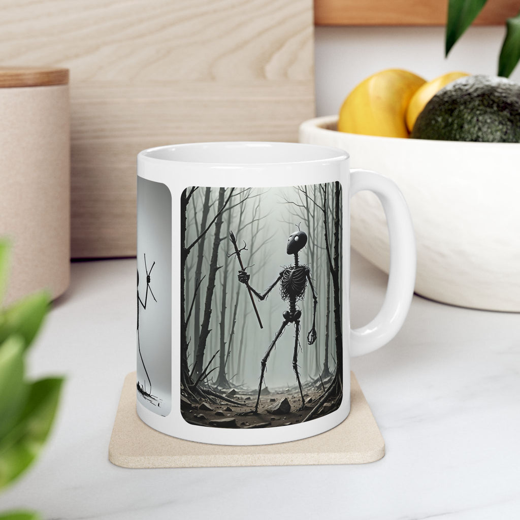 The Stick-To-It Species #9 White Ceramic Mug – Anatomy of Optimism Cup 11oz/15oz