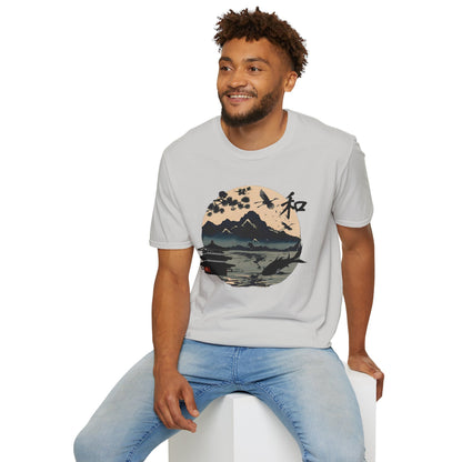 Japanese Landscape Unisex Softstyle T-Shirt