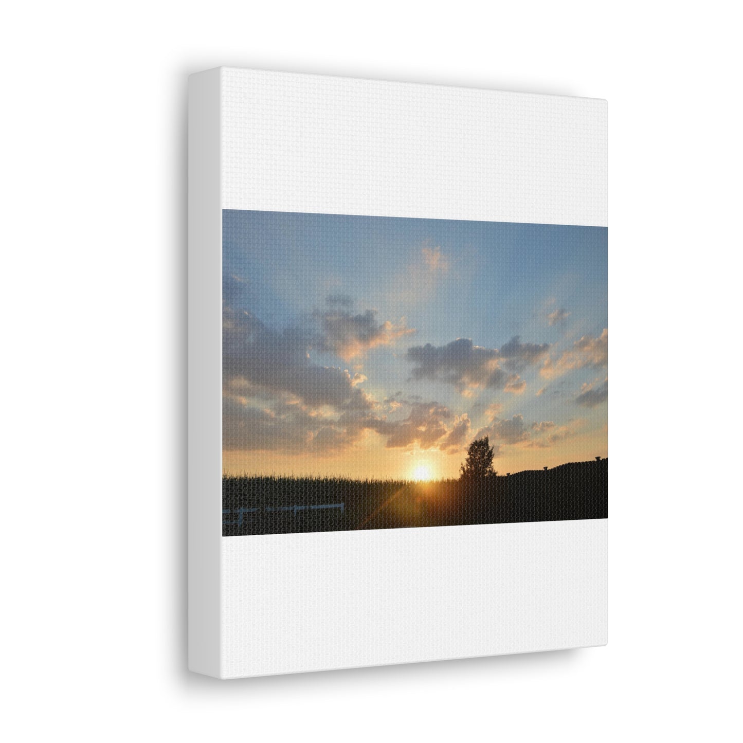 Sunset White Canvas Gallery Wraps