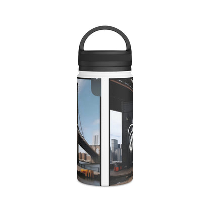 Matiby Matiffi Stainless Steel Water Bottle, Handle Lid