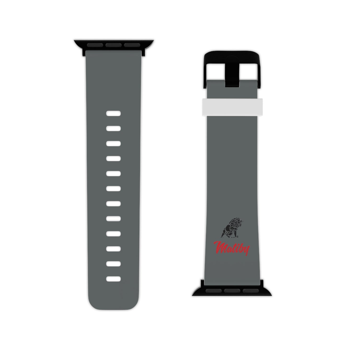 Matiby Dark Grey Watch Band for Apple Watch