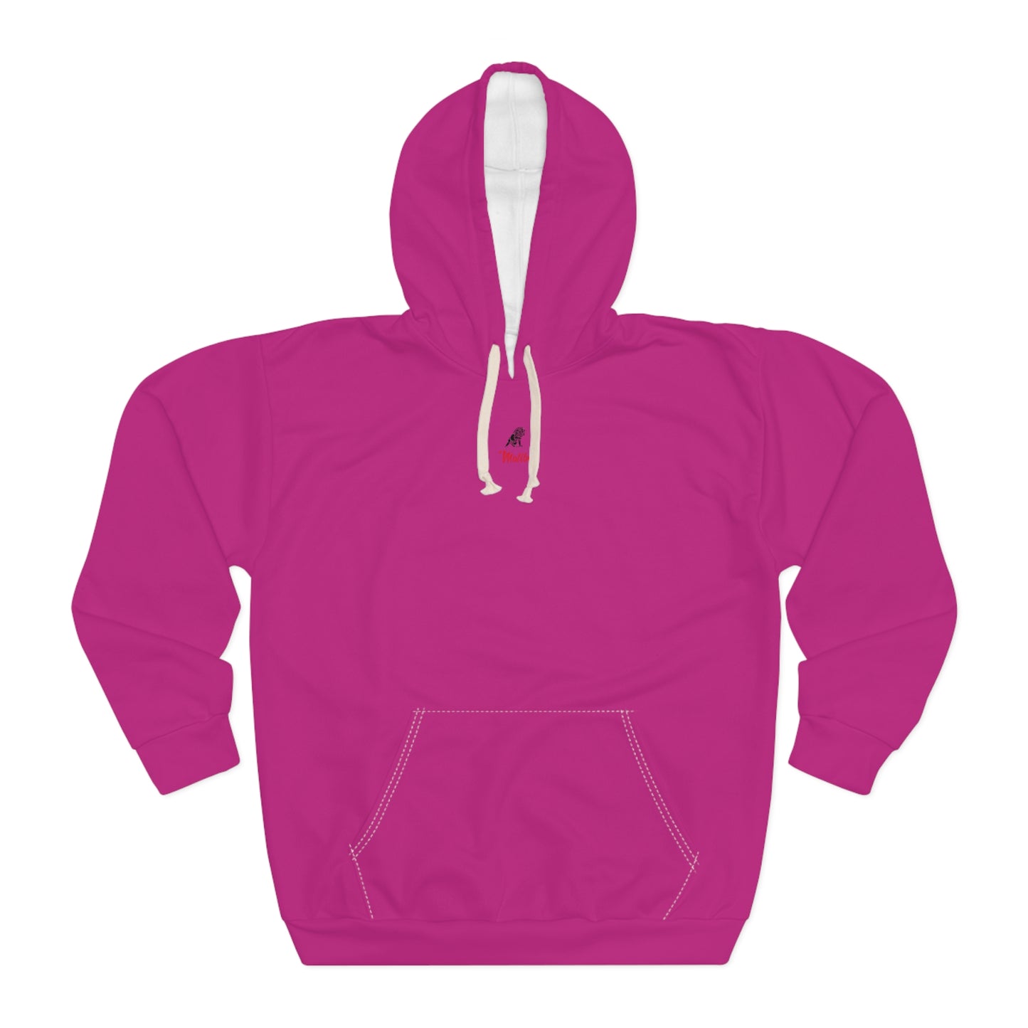 Matiby Pink Unisex Pullover Hoodie (AOP)