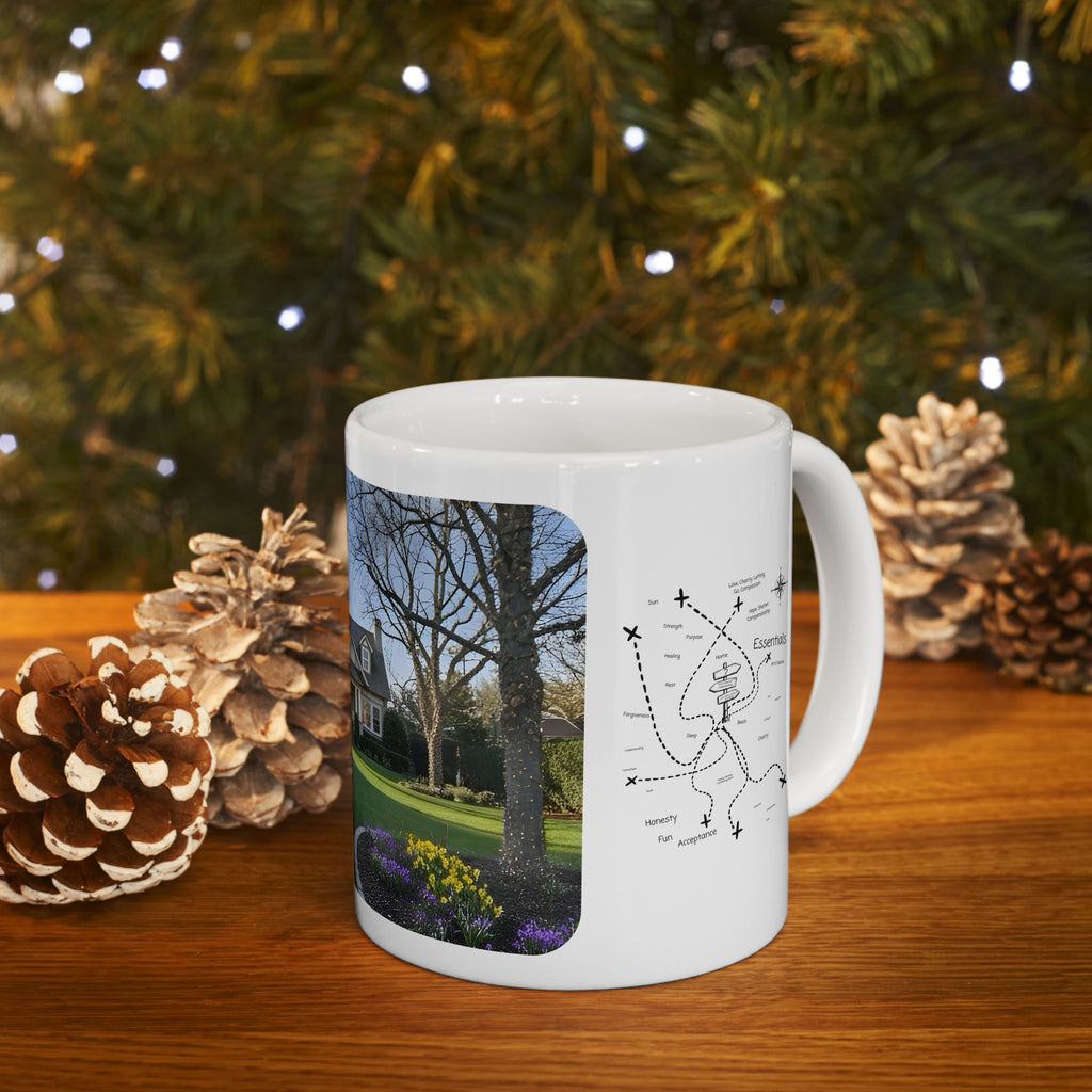 Cozy Architecture & Dreamy Landscapes #3 White Ceramic Mug – Homes Home Sweet Home Cup (11oz/15oz)