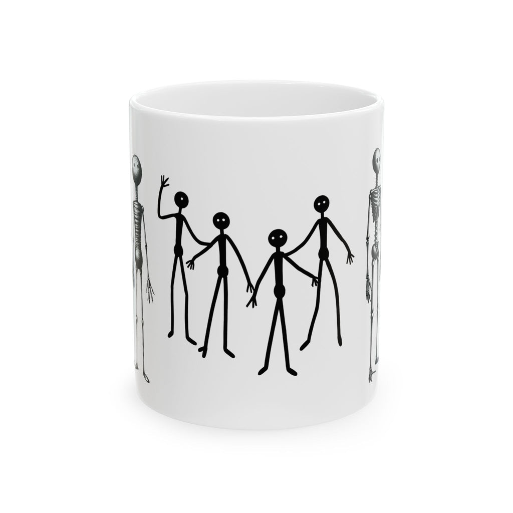 The Stick-To-It Species #14 White Ceramic Mug – Anatomy of Optimism Cup 11oz/15oz