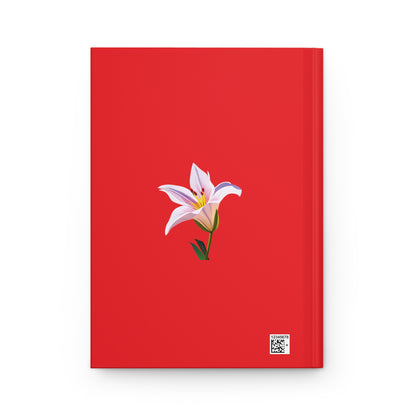 Lily Hardcover Journal Matte Red