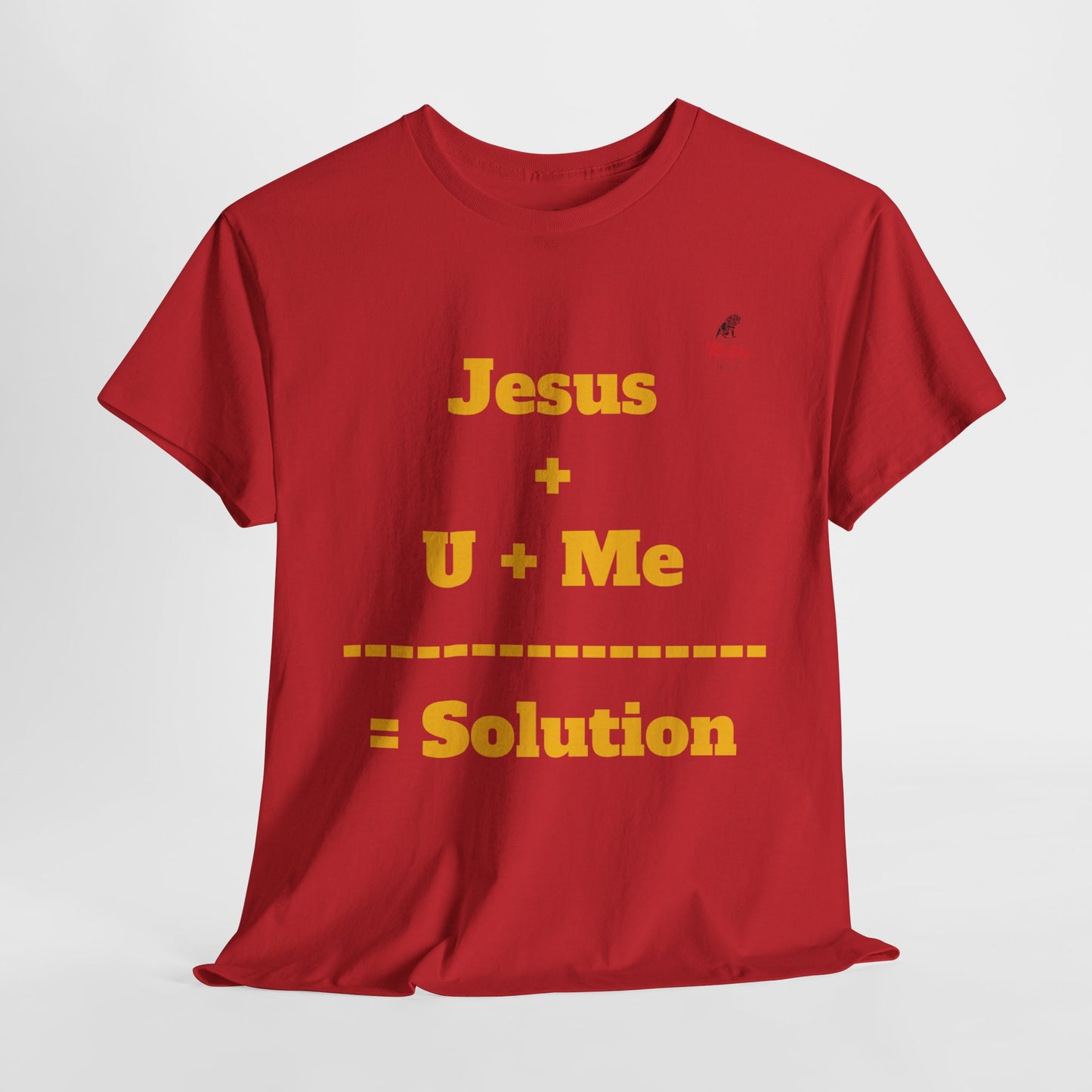 Jesus+U+Me Unisex Heavy Cotton Tee