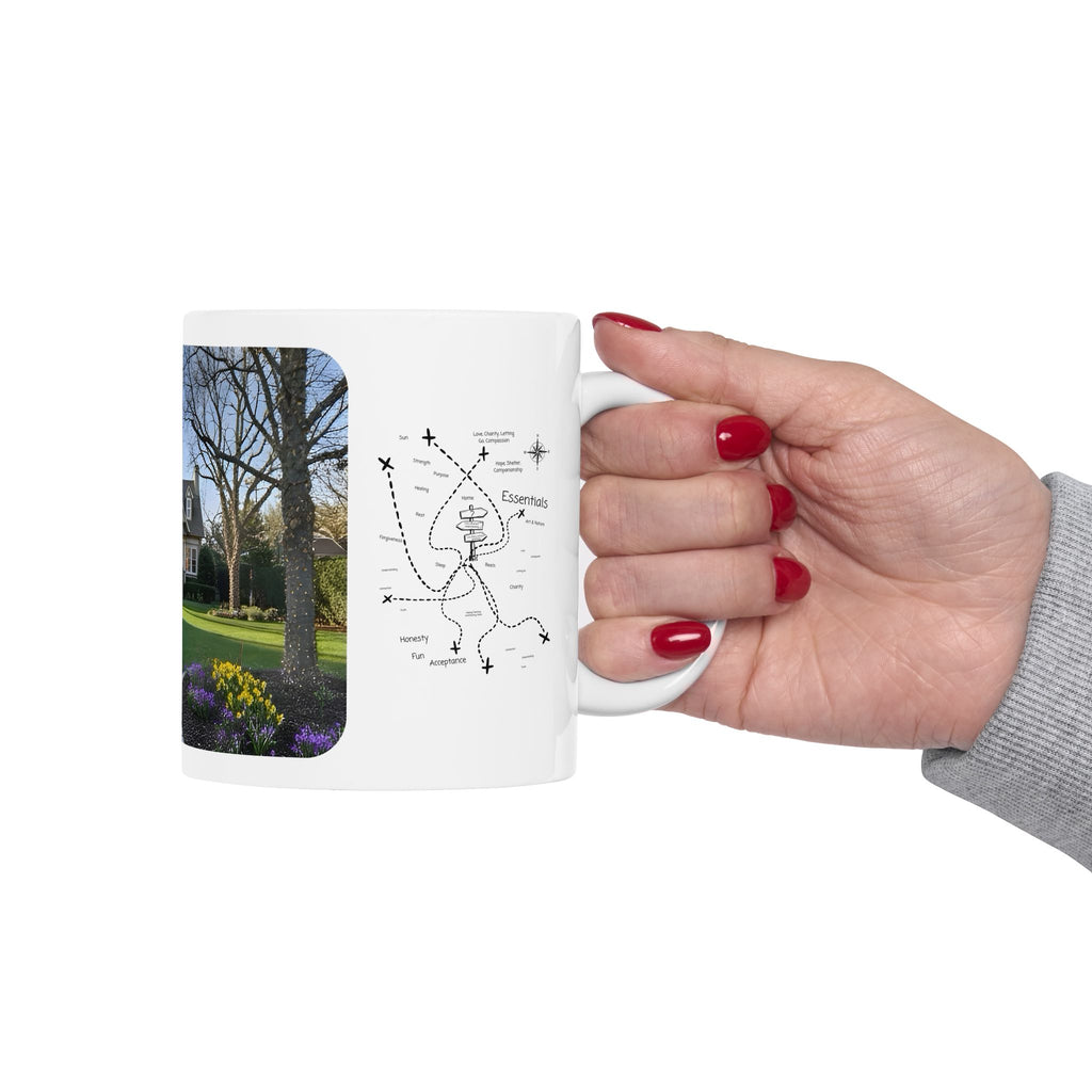 Cozy Architecture & Dreamy Landscapes #3 White Ceramic Mug – Homes Home Sweet Home Cup (11oz/15oz)