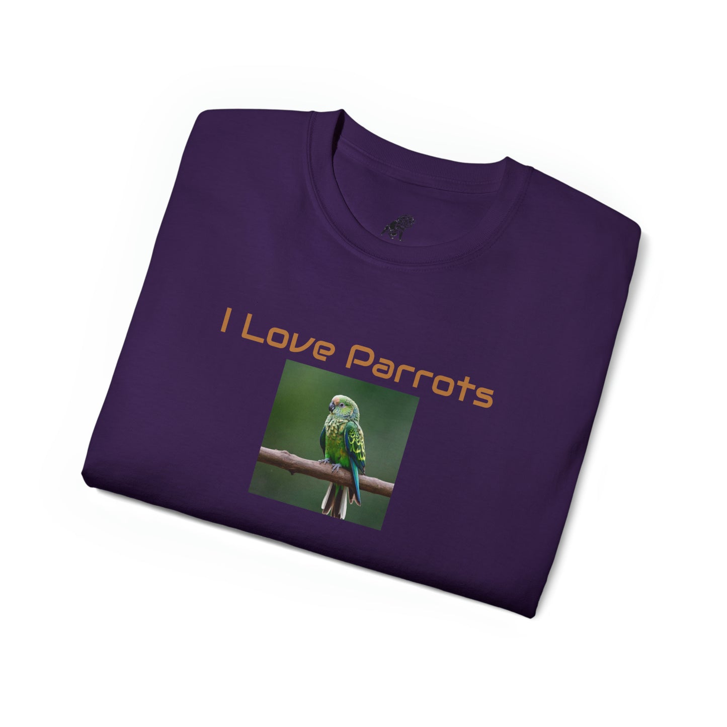 Matiby "I Love Parrots" Unisex Ultra Cotton Tee