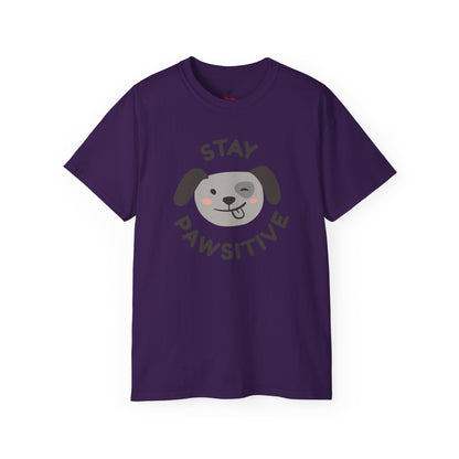 Stay Pawsitive Unisex Ultra Cotton Tee