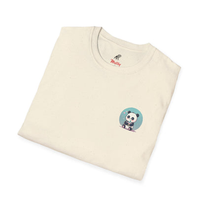 Panda With Boba Unisex Softstyle T-Shirt