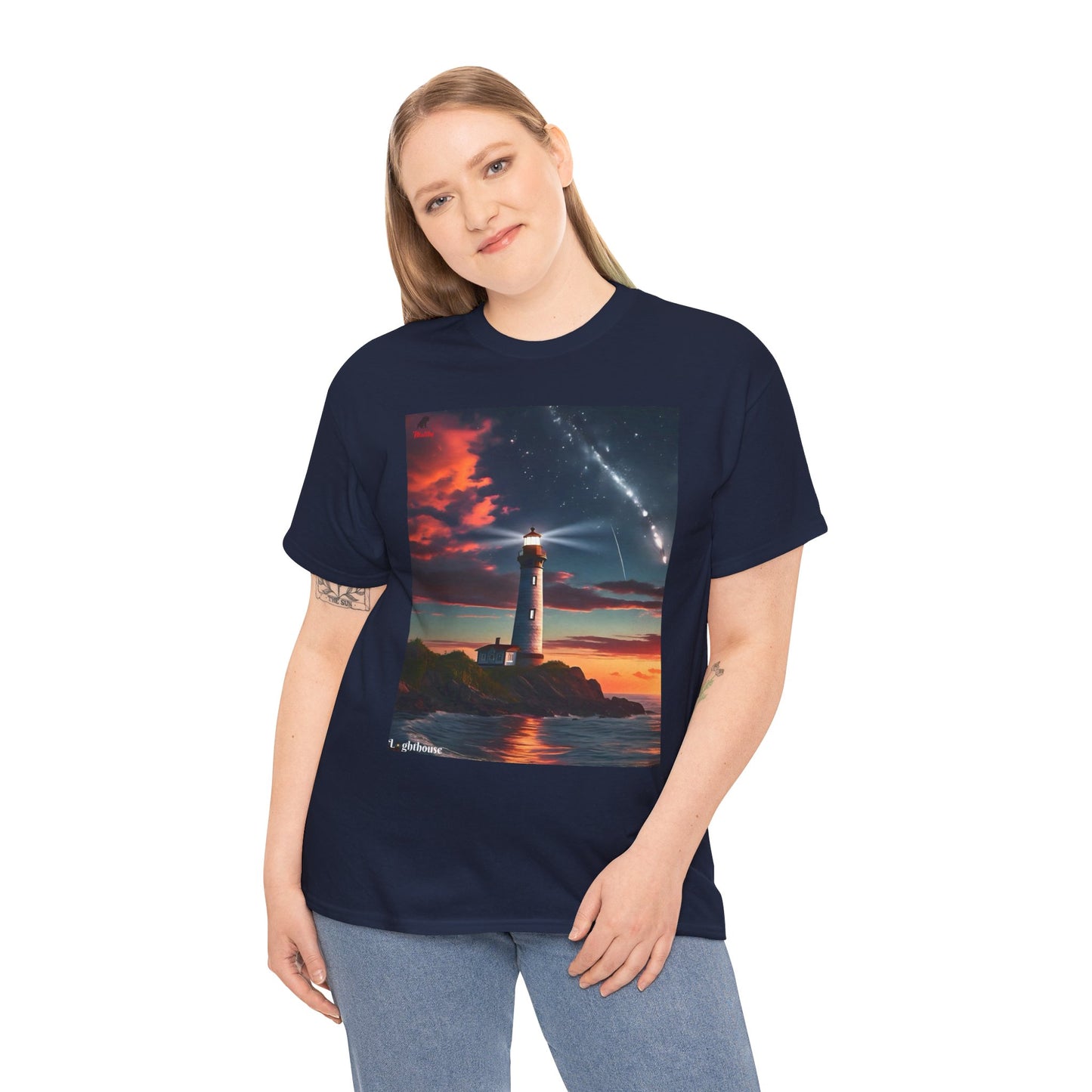 Lighthouse Unisex Heavy Cotton Tee