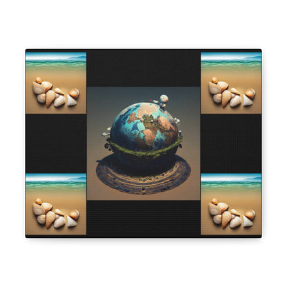 Matiby Worlds Black Canvas Gallery Wraps