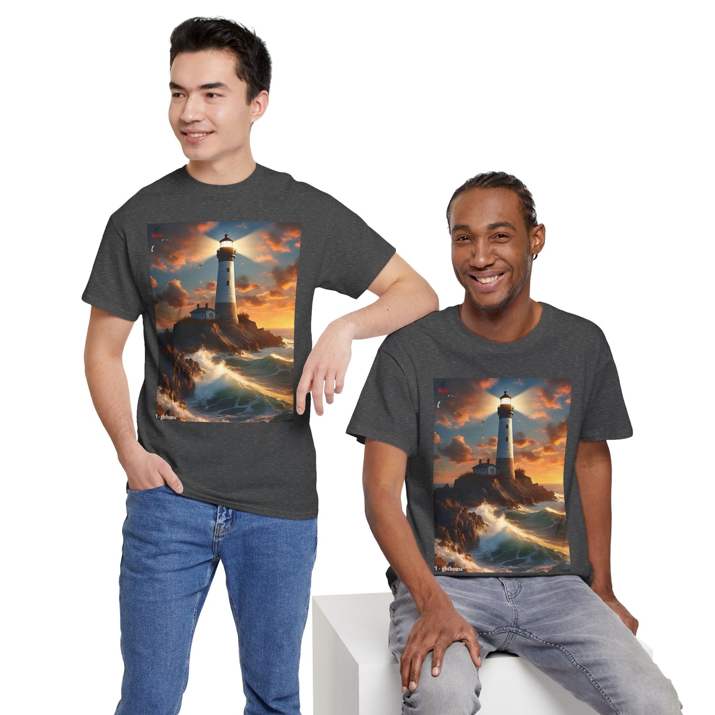 Lighthouse Unisex Heavy Cotton Tee