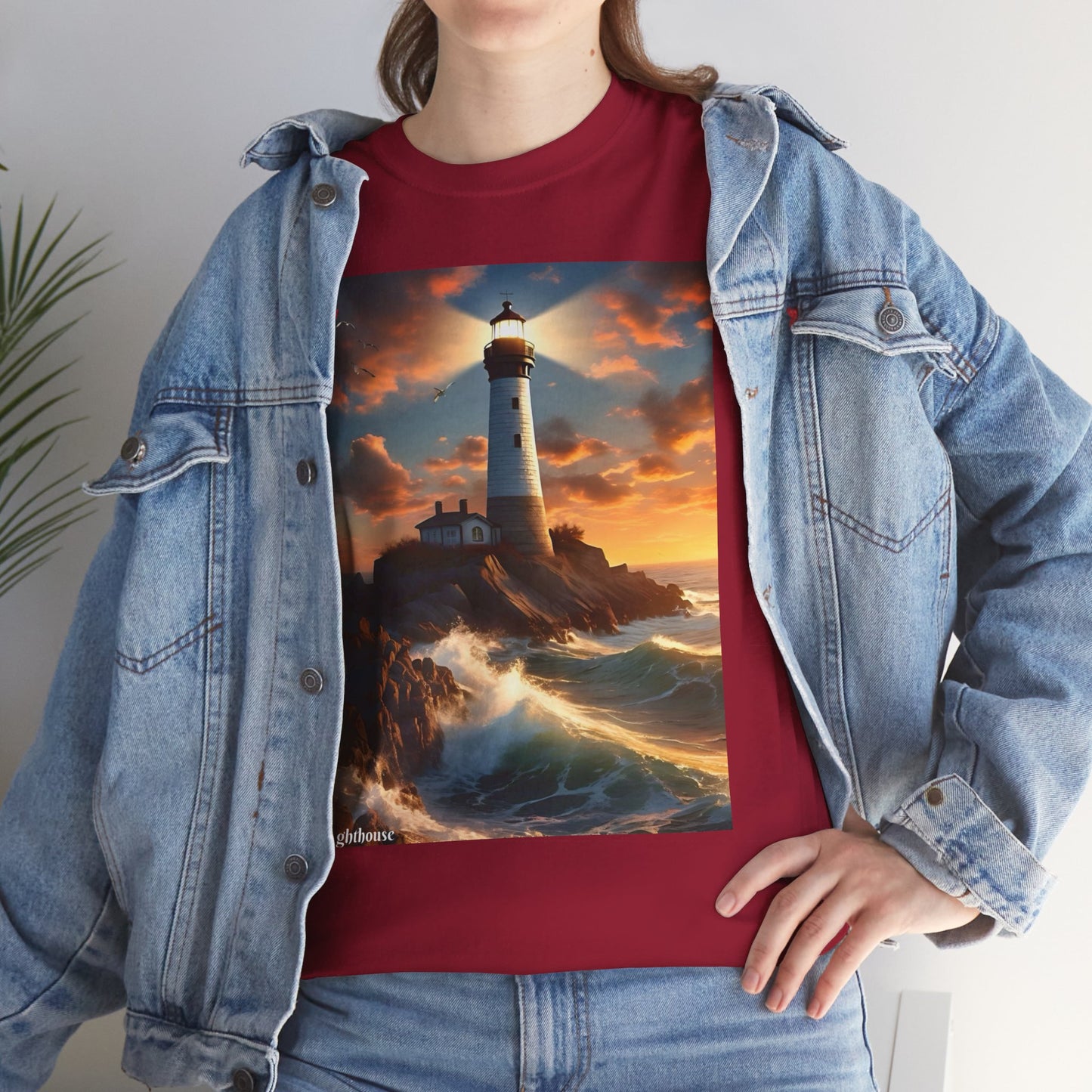 Lighthouse Unisex Heavy Cotton Tee