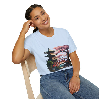 Japanese Landscape Unisex Softstyle T-Shirt