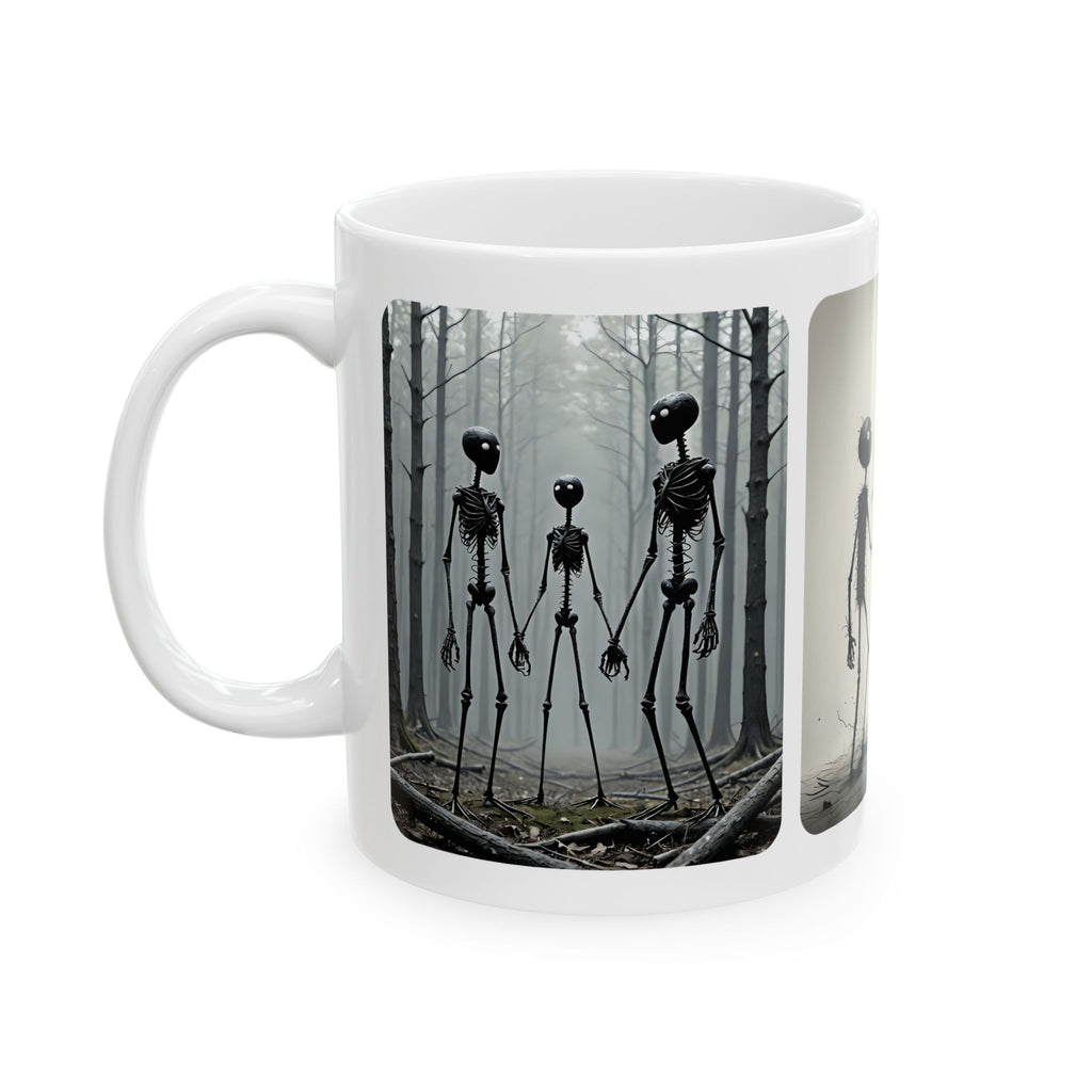 The Stick-To-It Species #2 White Ceramic Mug – Anatomy of Optimism Cup 11oz/15oz