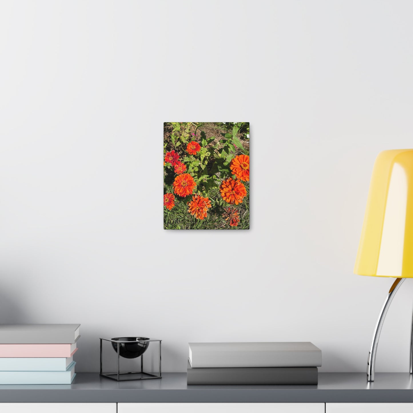 Matiby "Reals" Red Flowers Canvas Gallery Wraps