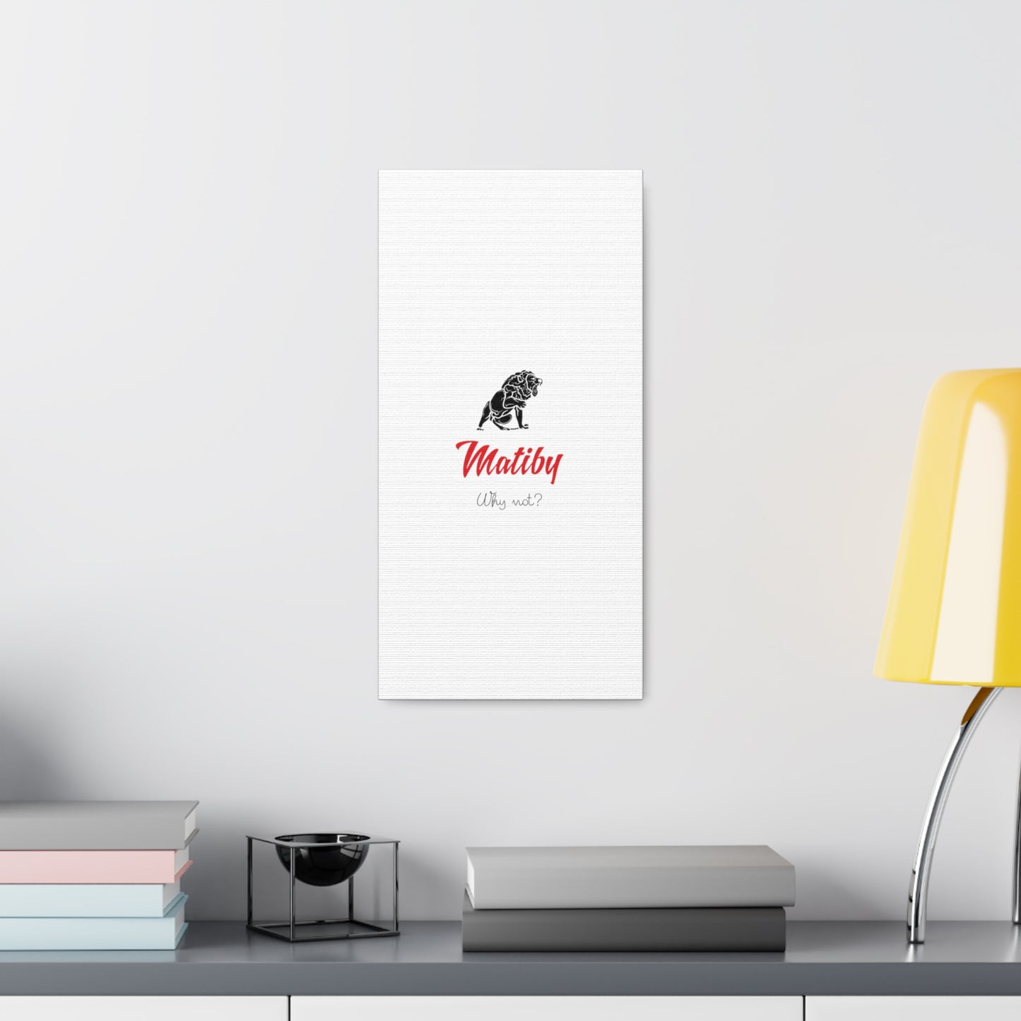 Matiby White Canvas Gallery Wraps