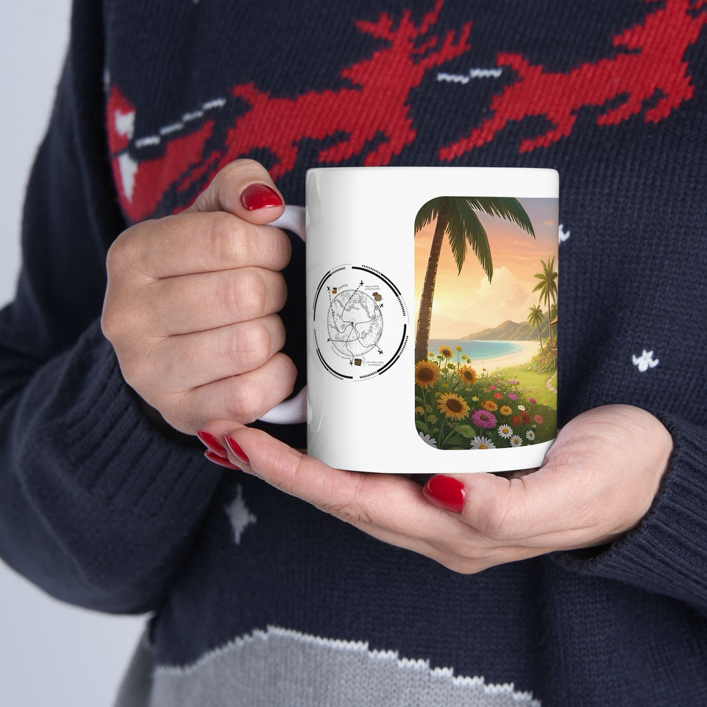 Cozy Architecture & Dreamy Landscapes #44 White Ceramic Mug – Homes Home Sweet Home Cup (11oz/15oz)