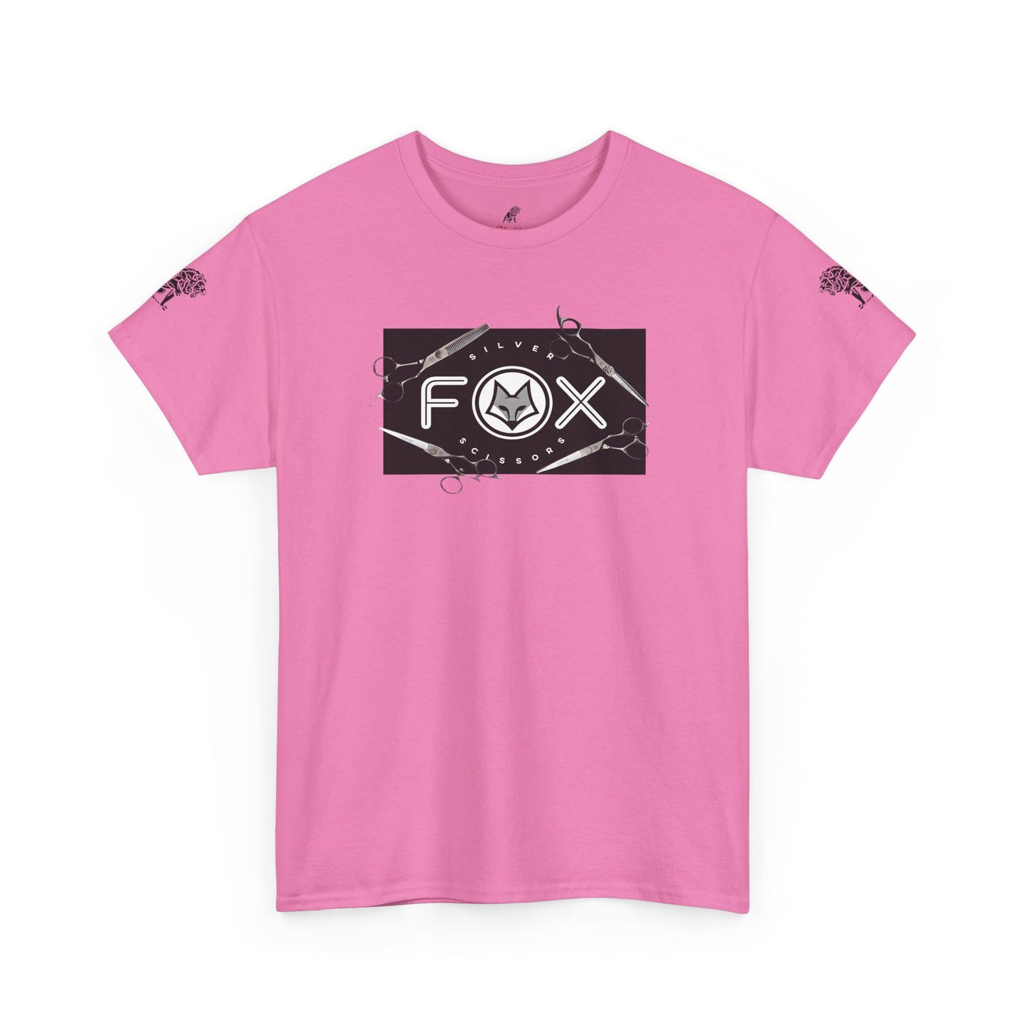 Silver Fox Scissors Unisex Heavy Cotton Tee