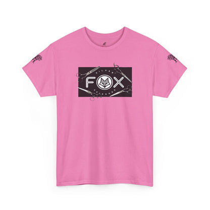 Silver Fox Scissors Unisex Heavy Cotton Tee