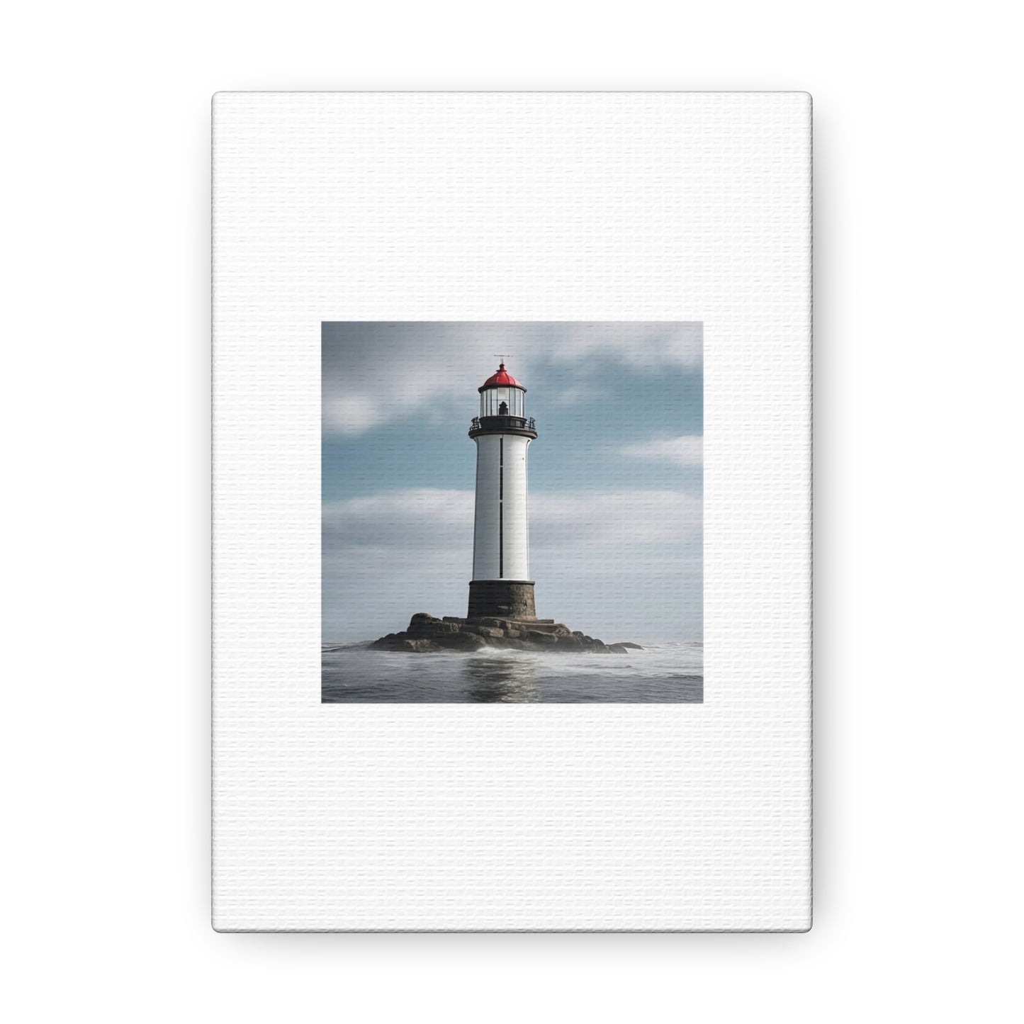 Lighthouse White Canvas Gallery Wraps