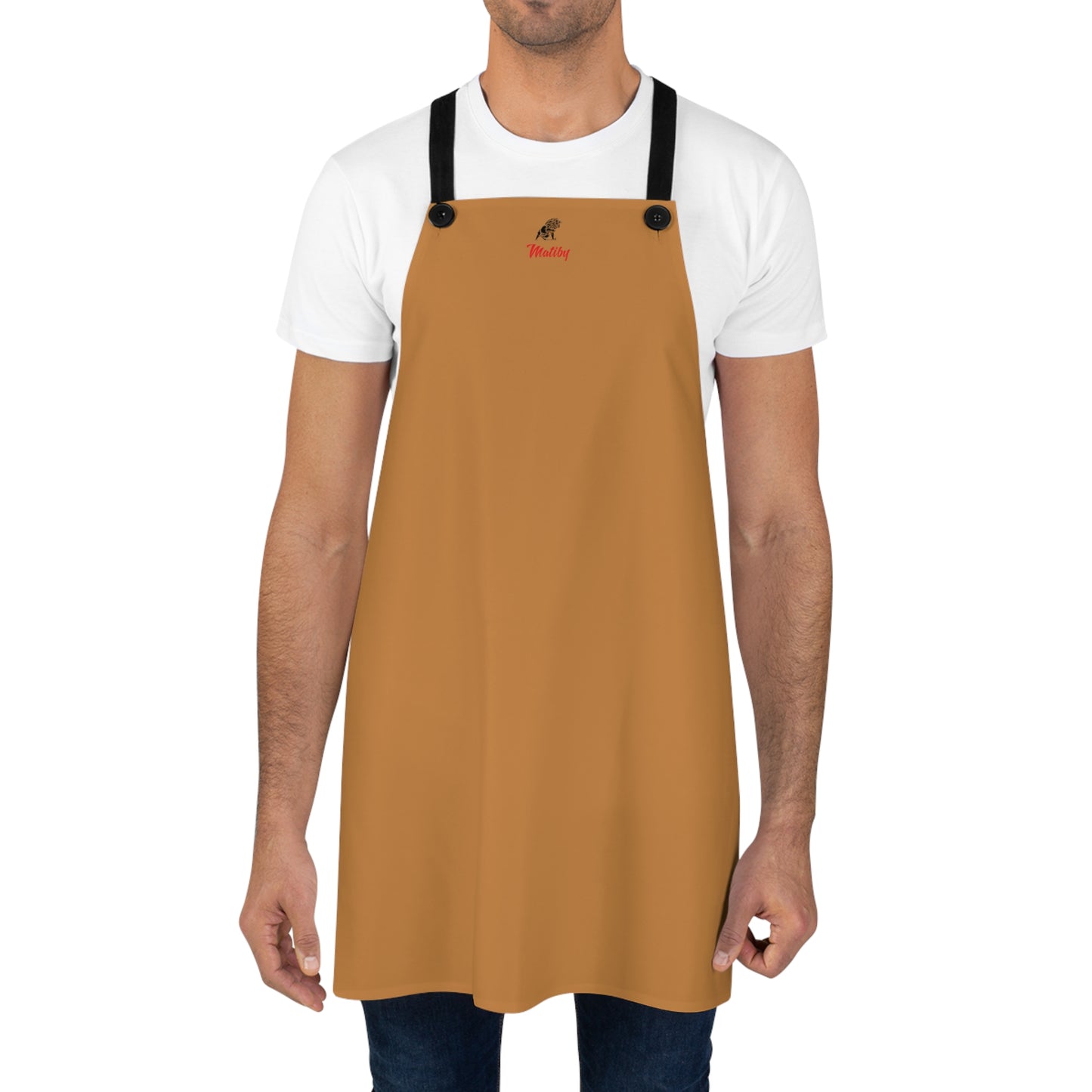 Matiby Light Brown Apron (AOP)