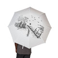 Tranquil Nature #3 Scenery Semi-Automatic Foldable Umbrella | Scenic Retreats, Landscape Art